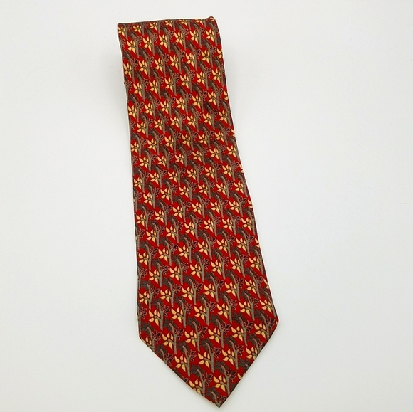 MARJA Kurki Silk Tie Floral - Picture 1 of 8